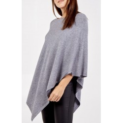 Diamanté Trim Poncho